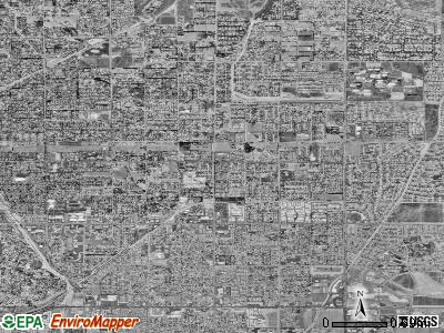 Zip code 91701 satellite photo by USGS