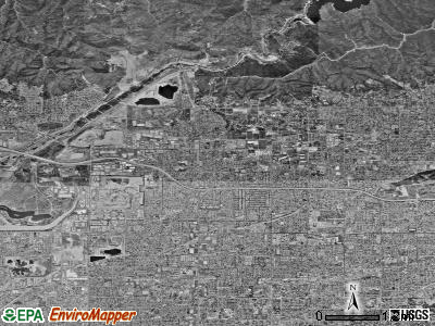 Zip code 91702 satellite photo by USGS