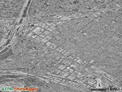 Zip code 91746 satellite photo by USGS