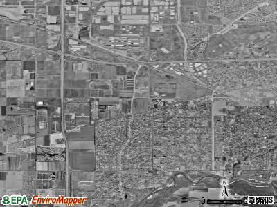 Zip code 91752 satellite photo by USGS