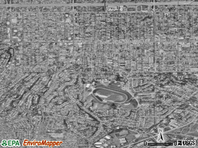 Zip code 91755 satellite photo by USGS