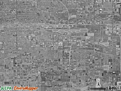 Zip code 91761 satellite photo by USGS