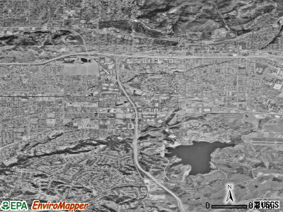 Zip code 91773 satellite photo by USGS