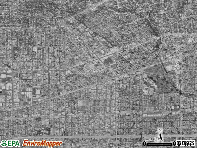 Zip code 91801 satellite photo by USGS