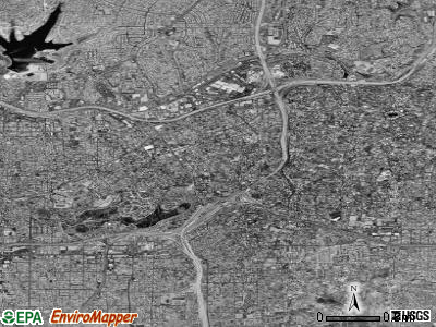 Zip code 91941 satellite photo by USGS