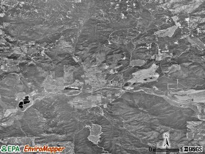 Zip code 92059 satellite photo by USGS