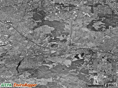 Zip code 92069 satellite photo by USGS
