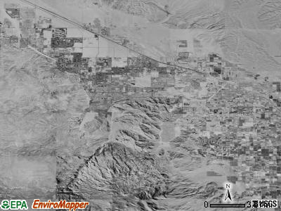 Zip code 92210 satellite photo by USGS