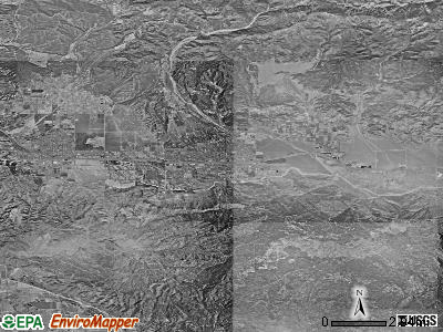 Zip code 92220 satellite photo by USGS