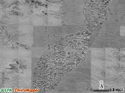 Zip code 92225 satellite photo by USGS