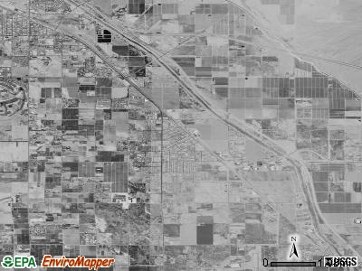 Zip code 92236 satellite photo by USGS