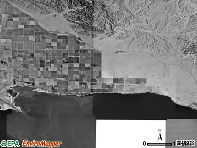 Zip code 92254 satellite photo by USGS