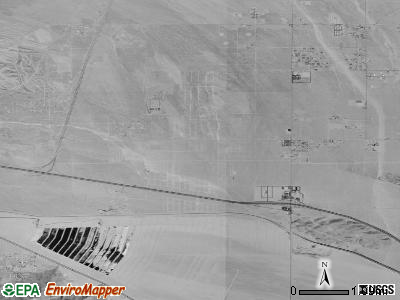 Zip code 92258 satellite photo by USGS