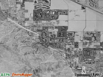 Zip code 92270 satellite photo by USGS