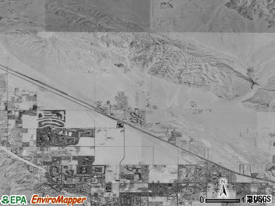 Zip code 92276 satellite photo by USGS