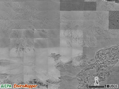 Zip code 92280 satellite photo by USGS