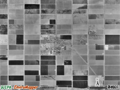 Zip code 92281 satellite photo by USGS