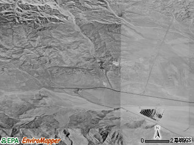 Zip code 92282 satellite photo by USGS