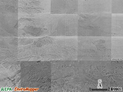 Zip code 92284 satellite photo by USGS