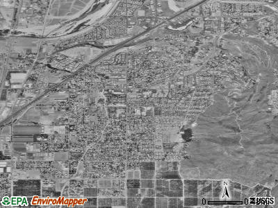 Zip code 92313 satellite photo by USGS