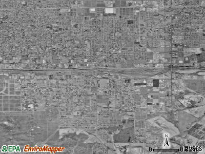 Zip code 92316 satellite photo by USGS
