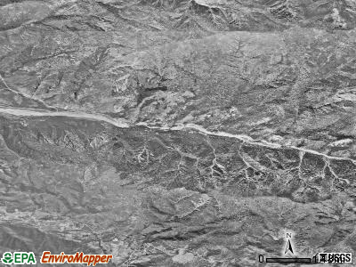 Zip code 92339 satellite photo by USGS