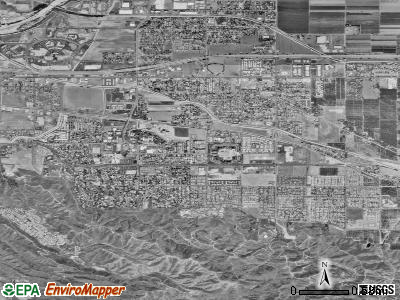 Zip code 92354 satellite photo by USGS