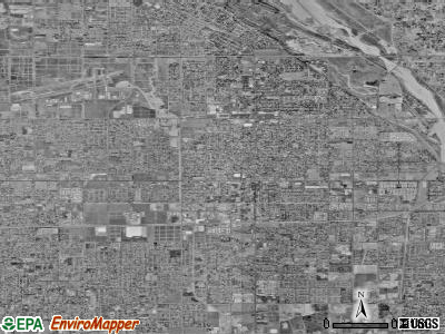 Zip code 92376 satellite photo by USGS