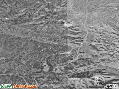 Zip code 92397 satellite photo by USGS