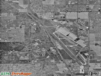 Zip code 92518 satellite photo by USGS