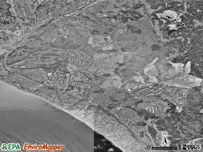 Zip code 92673 satellite photo by USGS