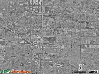Zip code 92676 satellite photo by USGS