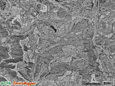 Zip code 92677 satellite photo by USGS