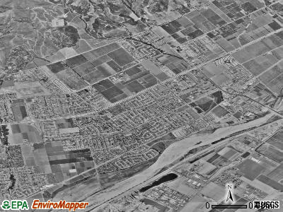 Zip code 93004 satellite photo by USGS