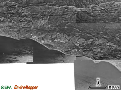 Zip code 93013 satellite photo by USGS
