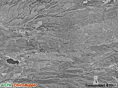 Zip code 93065 satellite photo by USGS
