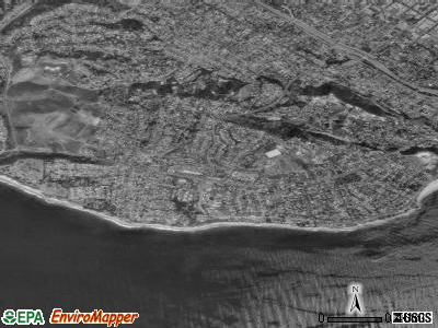 Zip code 93109 satellite photo by USGS