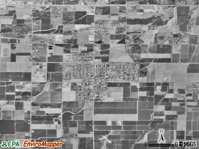 Zip code 93223 satellite photo by USGS
