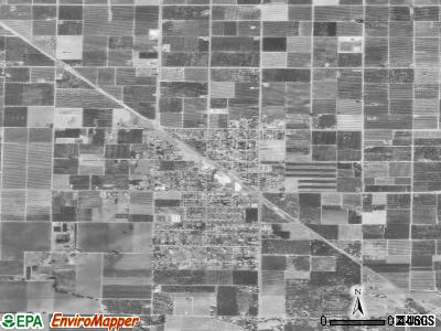 Zip code 93235 satellite photo by USGS