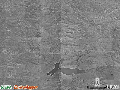 Zip code 93238 satellite photo by USGS