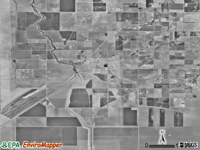 Zip code 93266 satellite photo by USGS