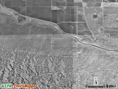 Zip code 93276 satellite photo by USGS