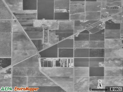 Zip code 93282 satellite photo by USGS