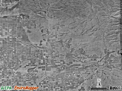 Zip code 93286 satellite photo by USGS