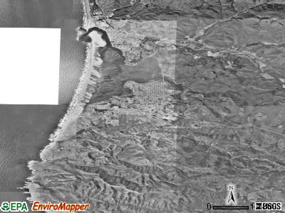 Zip code 93402 satellite photo by USGS