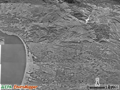 Zip code 93420 satellite photo by USGS