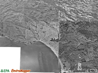 Zip code 93430 satellite photo by USGS