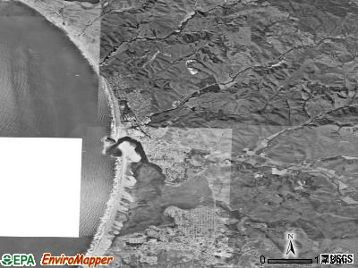 Zip code 93442 satellite photo by USGS