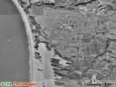 Zip code 93445 satellite photo by USGS