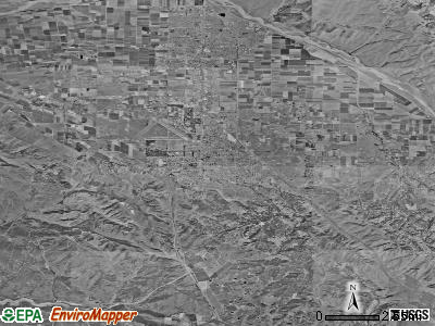 Zip code 93455 satellite photo by USGS
